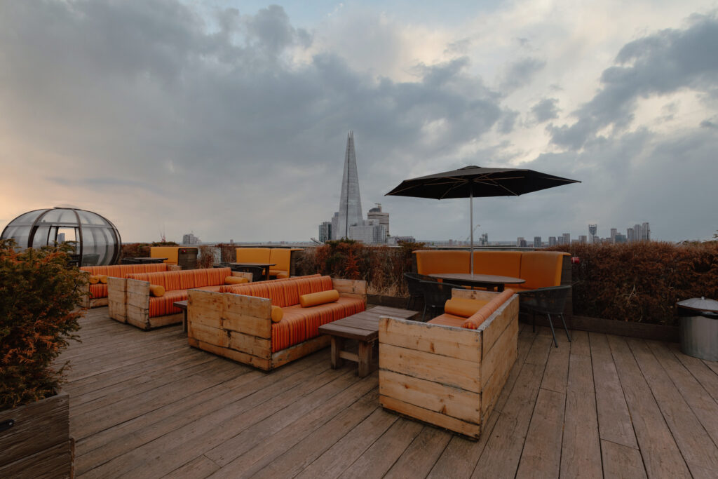 Rooftop area of Cannon Green